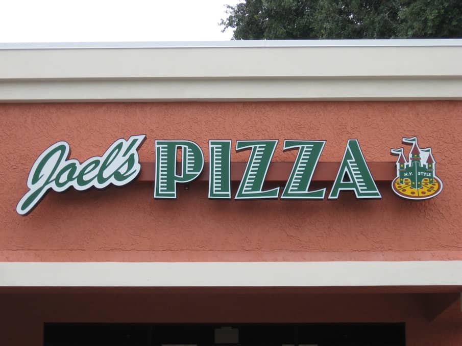Joels Pizza Sign