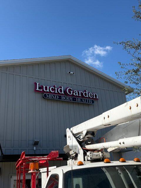 Lucid Gardens Channel Letters